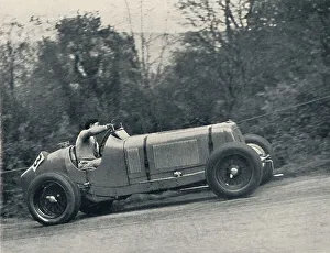 Campbell Prints: Raymond Mays (E. R. A. ) breaking the record, 1935; the Shelsey Walsh Hill Climb, 1937