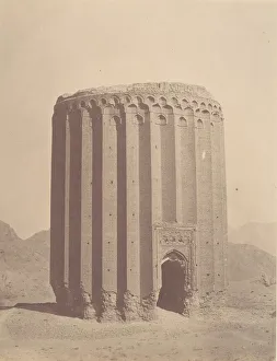Images Dated 10th August 2020: [RAYY, Tower of Toghrul, 1139.], 1840s-60s. Creator: Possibly by Luigi Pesce