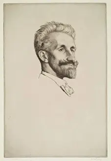 Nationalism Prints: R.B. Cunninghame Graham, 1898. Creator: William Strang