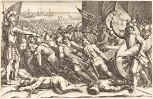 The Re-embarkation of the Troops, c. 1614. Creator: Jacques Callot