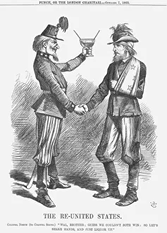 The Re-United States, 1865. Artist: John Tenniel