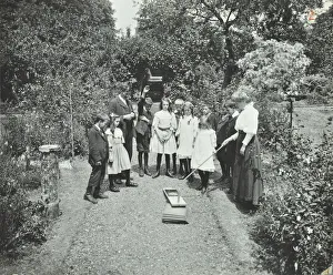 Sun Dial Prints: How to read a sun-dial, Birley House Open Air School, Forest Hill, London, 1908