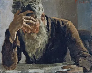 The Reader, 1885. Creator: Ferdinand Hodler