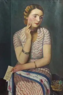 Reading Woman Prints: The Reader, 1935. Creator: Marussig, Pietro (1879-1937)