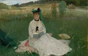 Berthe Morisot Gallery: Reading, 1873. Creator: Berthe Morisot (French, 1841-1895)