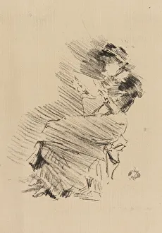 Reading, 1879 and 1887. Creator: James Abbott McNeill Whistler