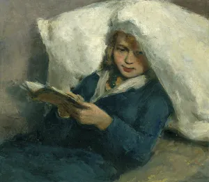 Hiding Prints: Reading, 1920-1930. Creator: Bohuslav Kozak