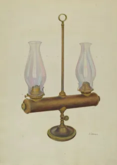 Double Prints: Reading Lamp, 1941. Creator: Joseph Cannella