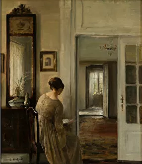Carl 1863 1935 Gallery: Reading. The Painters Wife