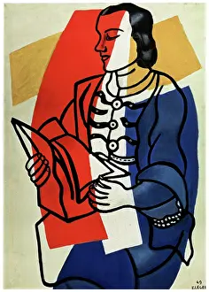 Fernan Prints: Reading (portrait of Nadia Leger)