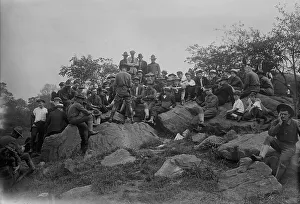Central Park Prints: Reading war laws to 12th Regiment, 20 Jul 1917. Creator: Bain News Service