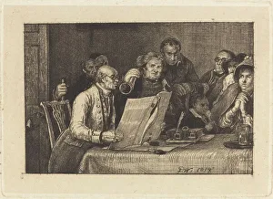 Wills Prints: Reading the Will, 1819. Creator: David Wilkie