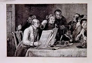 Anticipation Prints: Reading the Will, 1819. Creator: David Wilkie