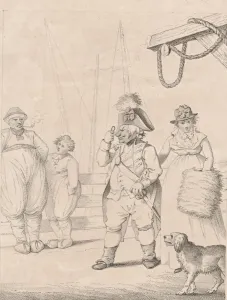 Xenophobic Prints: Real Inhabitants of This Earth, January 10th, 1796. Creator: George Shepheard