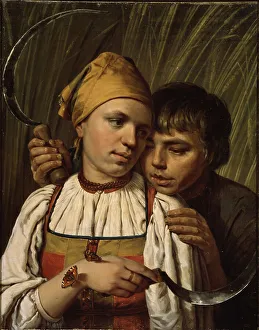 Alexei Gavrilovich 1780 1847 Gallery: The Reapers, 1820s. Artist: Venetsianov, Alexei Gavrilovich (1780-1847)
