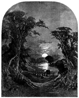 The Reapers Song to the Harvest Moon, 1858. Creator: Unknown. The Reapers Song to the Harvest Moon, 1858. Creator: Unknown