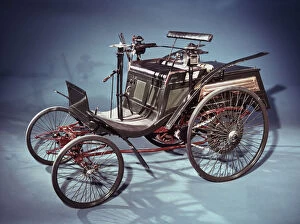 Benz Collection: Rear-engined Benz Velo car, German, 1894