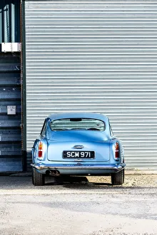 Rear view of a 1961 Aston Martin DB4 GT SWB lightweight. Creator: Unknown