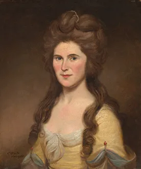 Peale Charles Willson Prints: Rebecca Bryan White (Mrs. John White), 1788. Creator: Charles Willson Peale