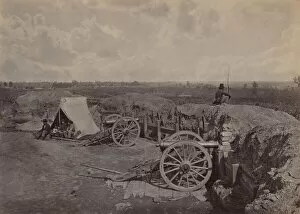 Trench Collection: Rebel Works in Front of Atlanta, GA, No. 4, 1864. Creator: George N. Barnard