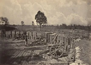 Atlanta Georgia Usa Prints: Rebel Works in Front of Atlanta, Georgia No. 2, 1860s. Creator: George N. Barnard