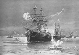 Cannon Prints: The Rebellion of Arabi Pasha in Egypt, 1882: The Bombardment of Alexandria... (1901)
