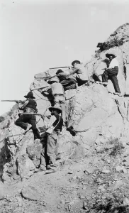 Rebels Prints: Rebels in action, between c1910 and c1915. Creator: Bain News Service