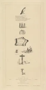 Rebus: Béranger was not really strong, for he never had the key to the fields, 1863 Rebus: Béranger was not really strong, for he never had the key to the fields, 1863
