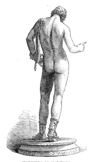 Find Prints: Recent discoveries in the buried city of Pompeii: statuette of Narcissus