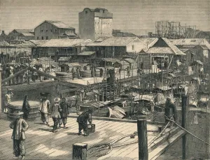 Canton Prints: The Recent Riots at Canton, c1883. Creator: Unknown