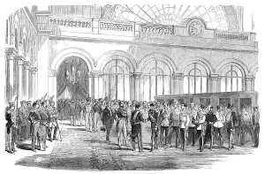 Maximilian Prints: Reception of the Archduke Maximilian of Austria by Prince Napoleon