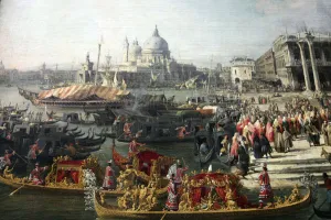 Reception of the French Ambassador in Venice, 1726-1727. Artist: Canaletto