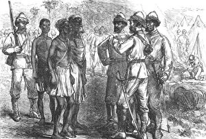 Ashanti Campaign Gallery: Reception of King Koffees Ambassadors in the English Camp, c1880