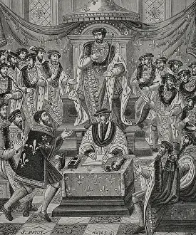 Jean Prints: Reception of a knight of the Order of Saint Michael