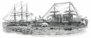 River Hooghly Prints: Reception of Lord Gough at Calcutta, 1850. Creator: Unknown