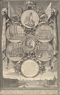 Sebastien Collection: The Reception of Louis XIV at the Hotel de Ville on the Occasion of his Recovery