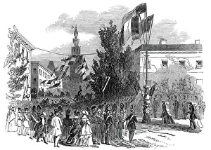 Albert Prince Consort Collection: Reception of Her Majesty at Antwerp, 1845. Creator: Unknown