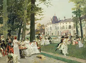 Francois Prints: Reception at Malmaison in 1802, (1894). Creator: Francois Flameng