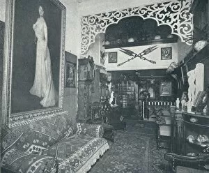 Reception Gallery: One of the Reception Rooms at the Sandow Institute, c1898