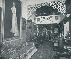 Reception Gallery: One of the Reception Rooms at the Sandow Institute, c1898