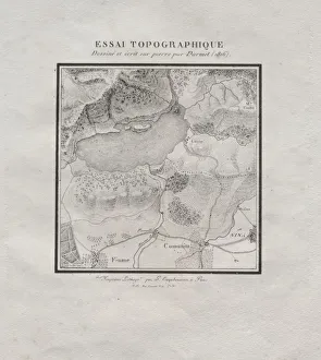Receuil dessais lithographiques: Essai topographique, 1816. Creator: Darmet (French)