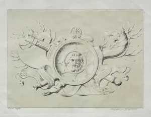 Godefroy Engelmann Prints: Receuil dessais lithographiques: Un trophee, c. 1816. Creator: Godefroy Engelmann (French