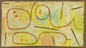 Klee Paul Prints: Reclining, c1937. Creator: Paul Klee