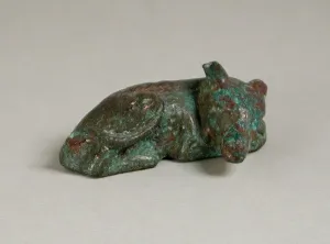 Roman Period Prints: Reclining Dog (?), Probably Roman Period (30 BCE-395 CE). Creator: Unknown