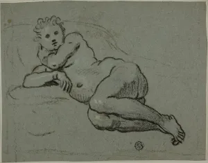 Reclining Nude, 1600/20. Creators: Domenico Tintoretto, Workshop of Tintoretto