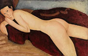 In The Bed Prints: Reclining Nude from the Back (Nu couché de dos)