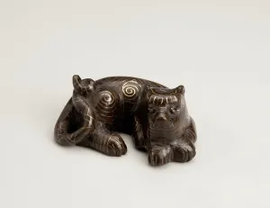 Big Cat Prints: Reclining tiger, 960-1279. Creator: Unknown