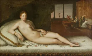 Lamberto Fiammingo Prints: Reclining Venus. Creator: Anon