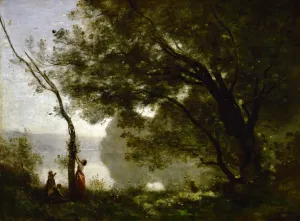 Recollection of Mortefontaine. Artist: Corot, Jean-Baptiste Camille (1796-1875) Recollection of Mortefontaine. Artist: Corot, Jean-Baptiste Camille (1796-1875)