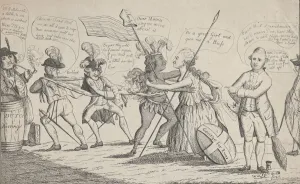 The Reconciliation Between Britannia and Her Daughter America, May 11, 1782